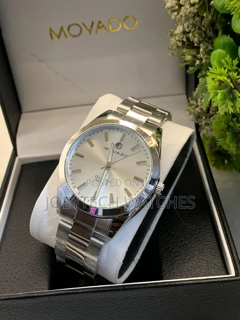 Movado Chain Stainless Steel Watch
