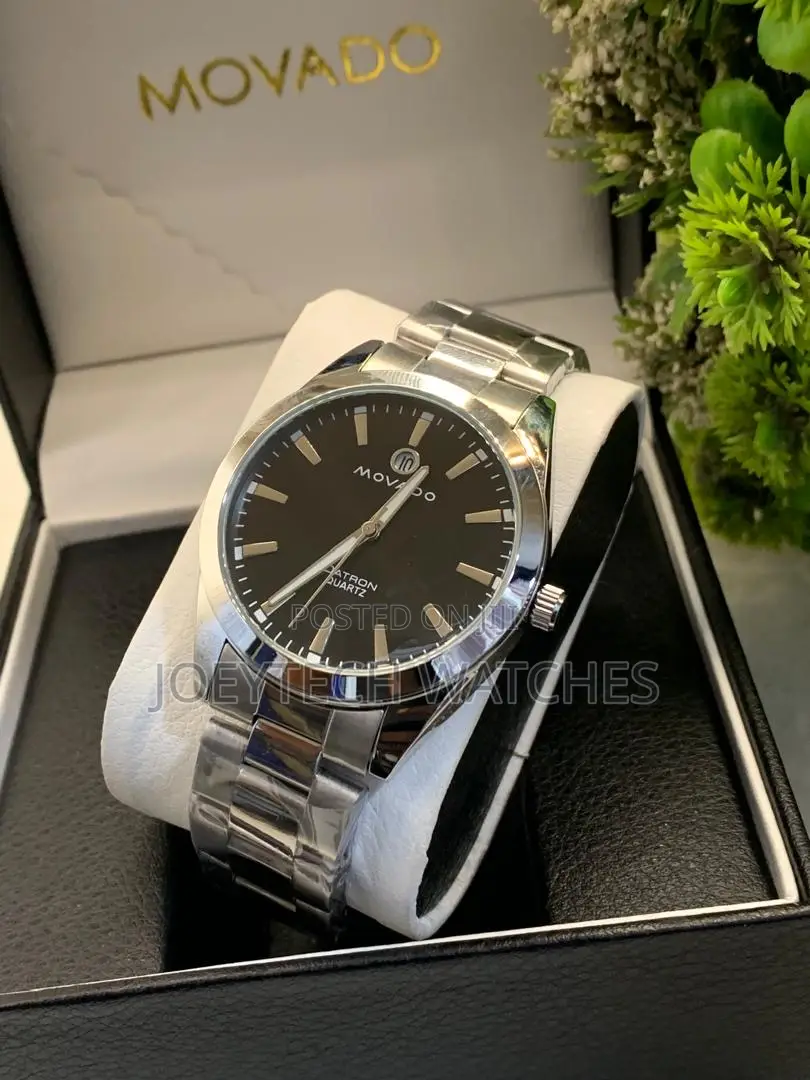Movado Chain Stainless Steel Watch