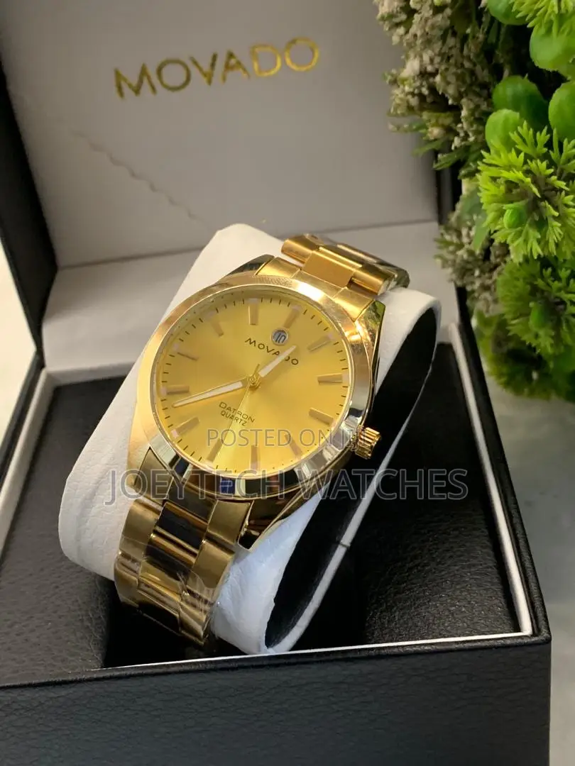Movado Chain Stainless Steel Watch