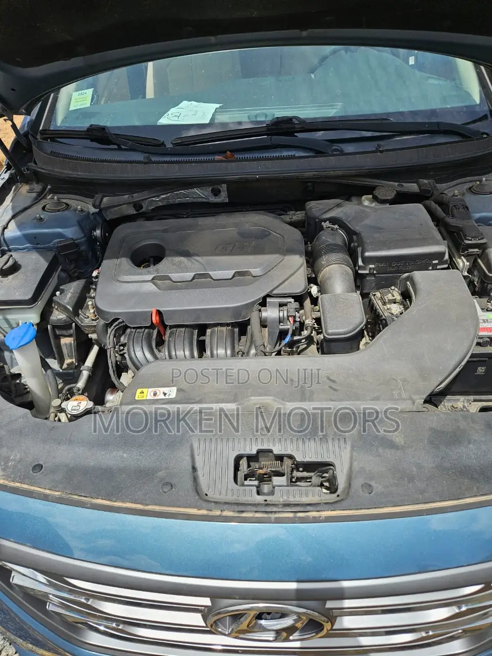 Hyundai Sonata Sport 2.0T Sedan FWD (2.0L 4cyl 6A) 2017 Blue