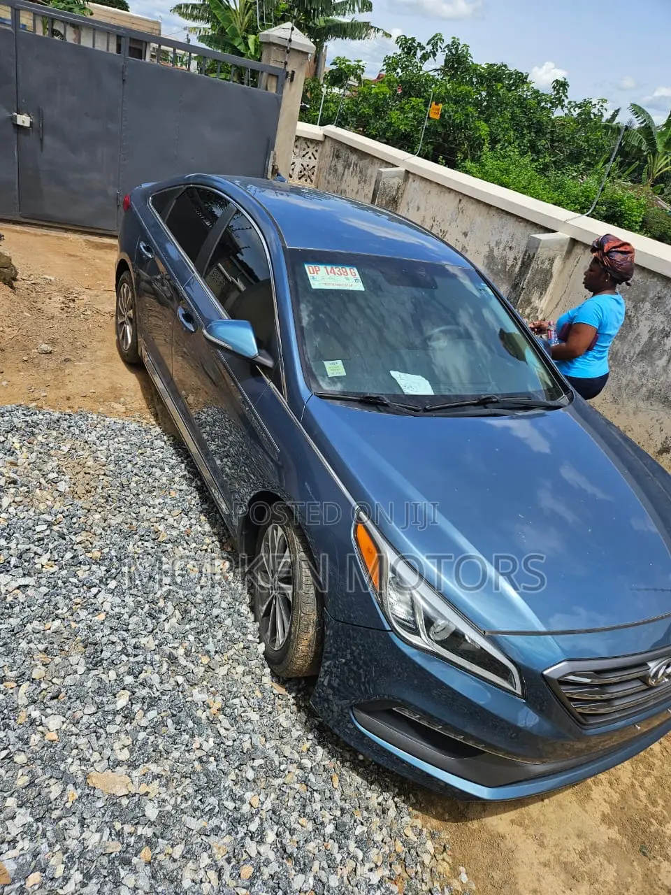 Hyundai Sonata Sport 2.0T Sedan FWD (2.0L 4cyl 6A) 2017 Blue