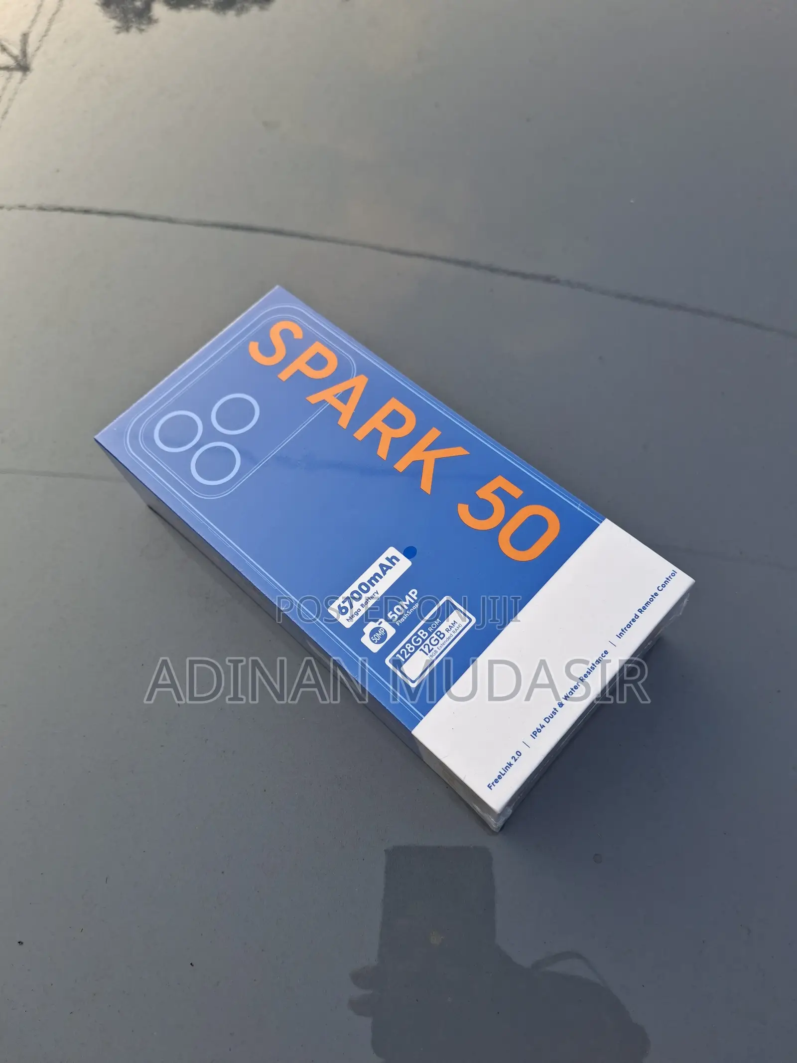 New Tecno Spark 50 128 GB Gray