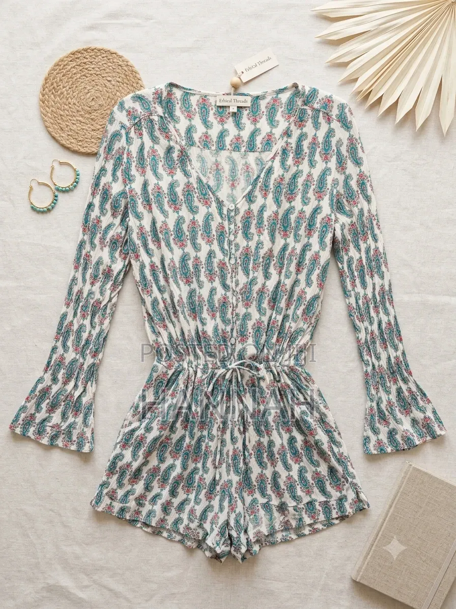 Stretchy Long Sleeves Playsuit