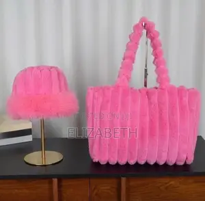 Stylish Plush Fur Tote Bag