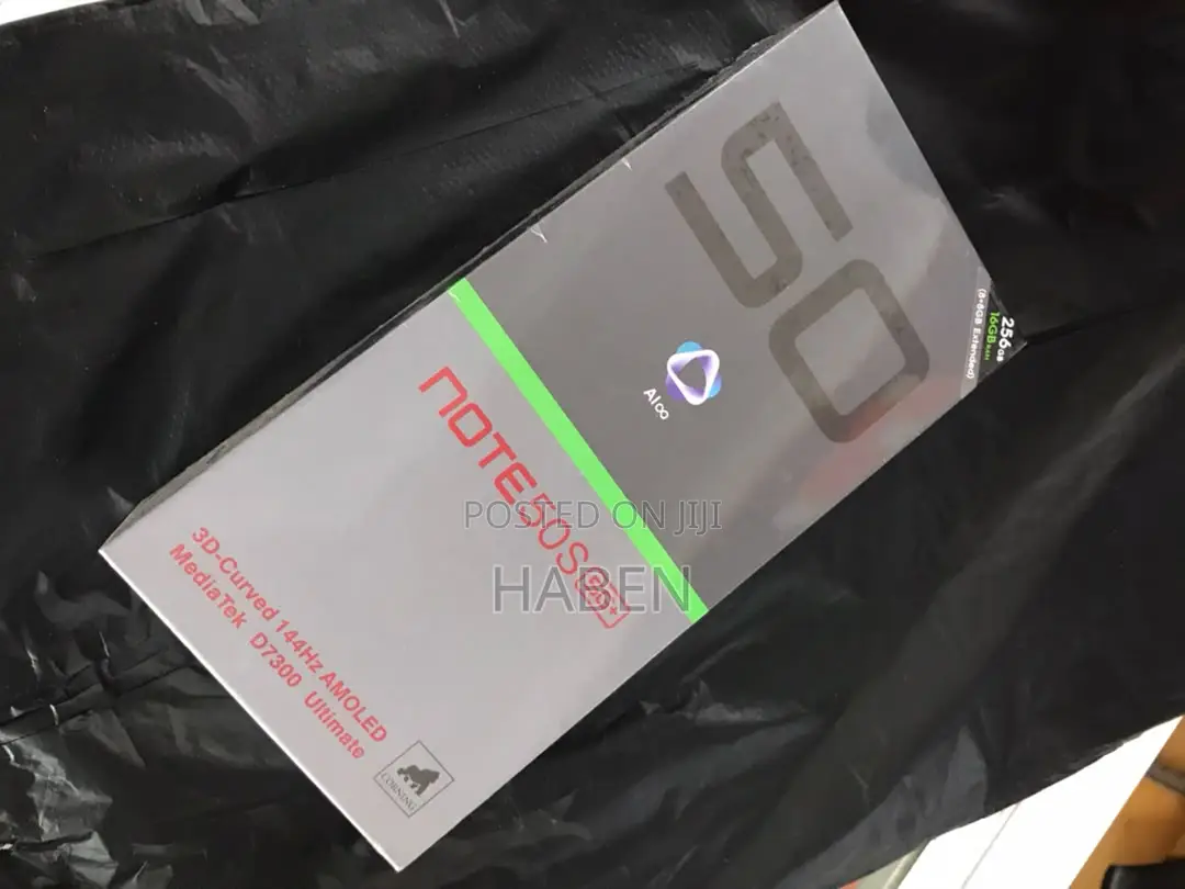 New Infinix Note 50s 256 GB Black