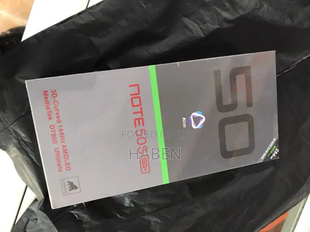 New Infinix Note 50s 256 GB Black