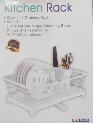 Dish Rack - White Black