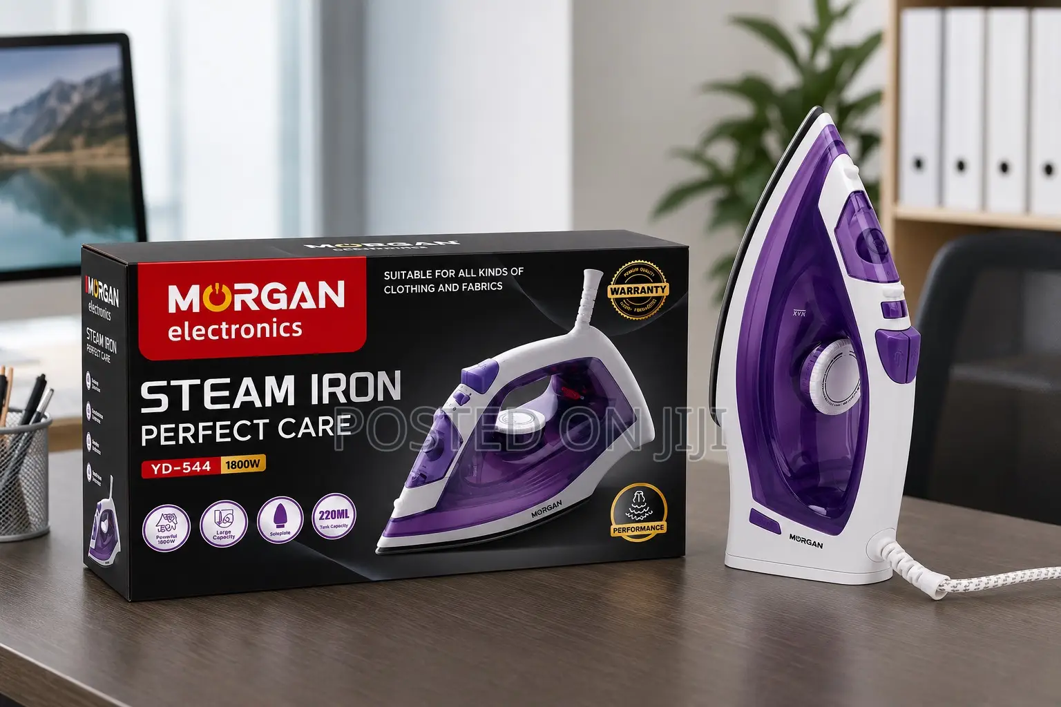 Morgan Electric Steam Iron 1800w Over Heat Protection