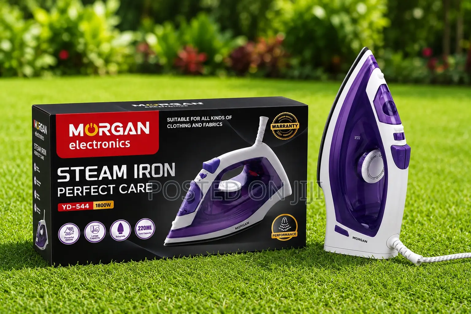 Morgan Electric Steam Iron 1800w Over Heat Protection
