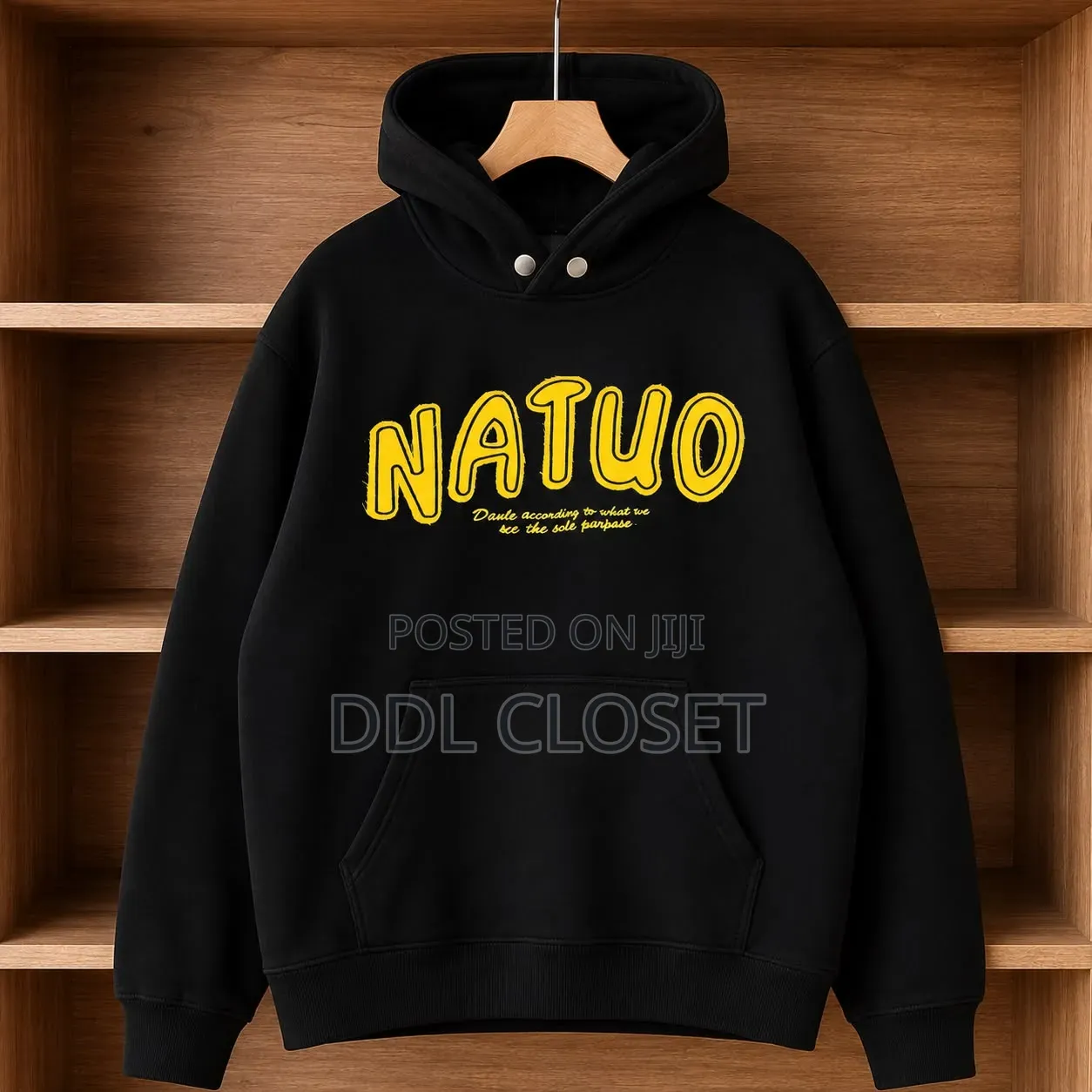 Oversized Black Pullover Hoodies