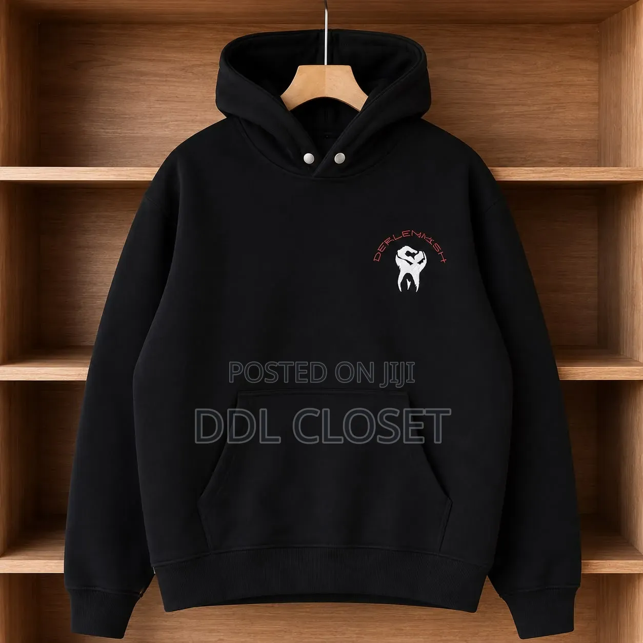 Oversized Black Pullover Hoodies