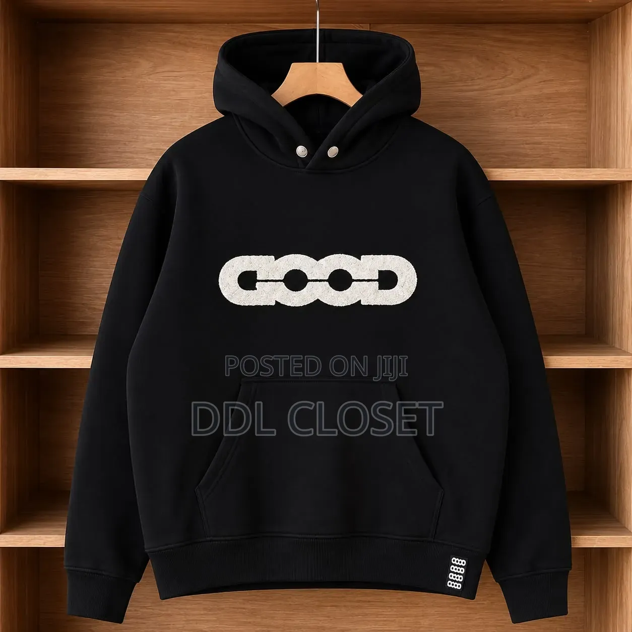 Oversized Black Pullover Hoodies