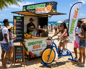 Smoothie Blender Bike