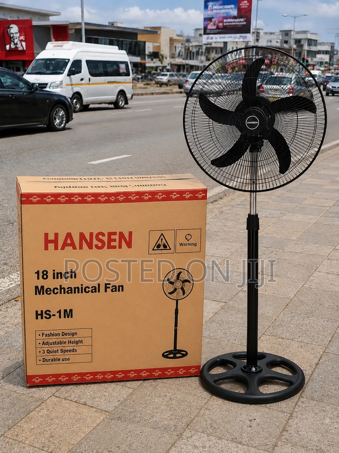 18 Inches Stand Fan Hansen No Noise