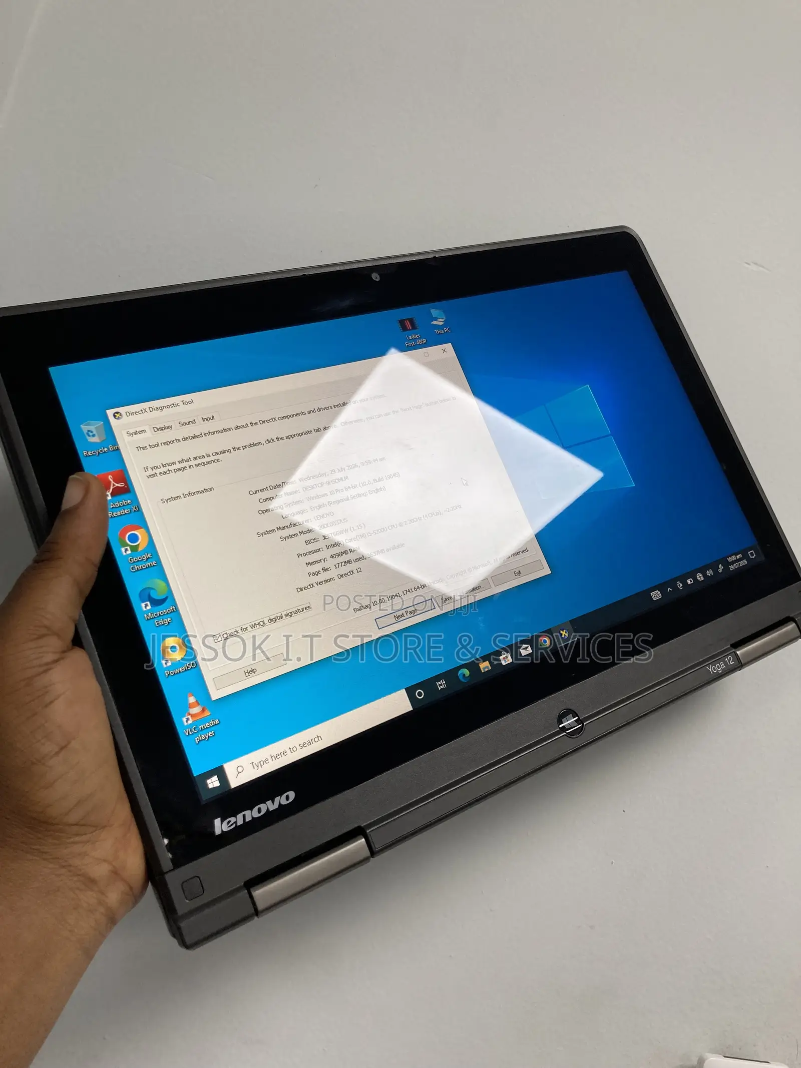Laptop Lenovo ThinkPad Yoga 4GB Intel Core i5 SSD 256GB