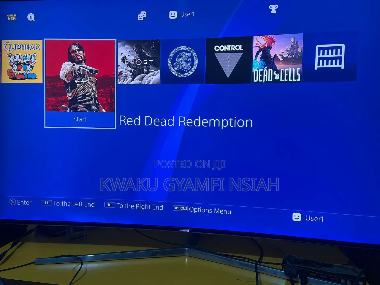 Ps4 Slim Jailbreak + 15 Games + 1 Controller