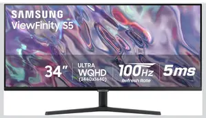 Samsung View Infinity S5 34” Ultra Wide Gaming Monitor