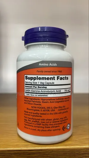 GABA 750 Mg Veg Capsules Neurotransmitter Support*