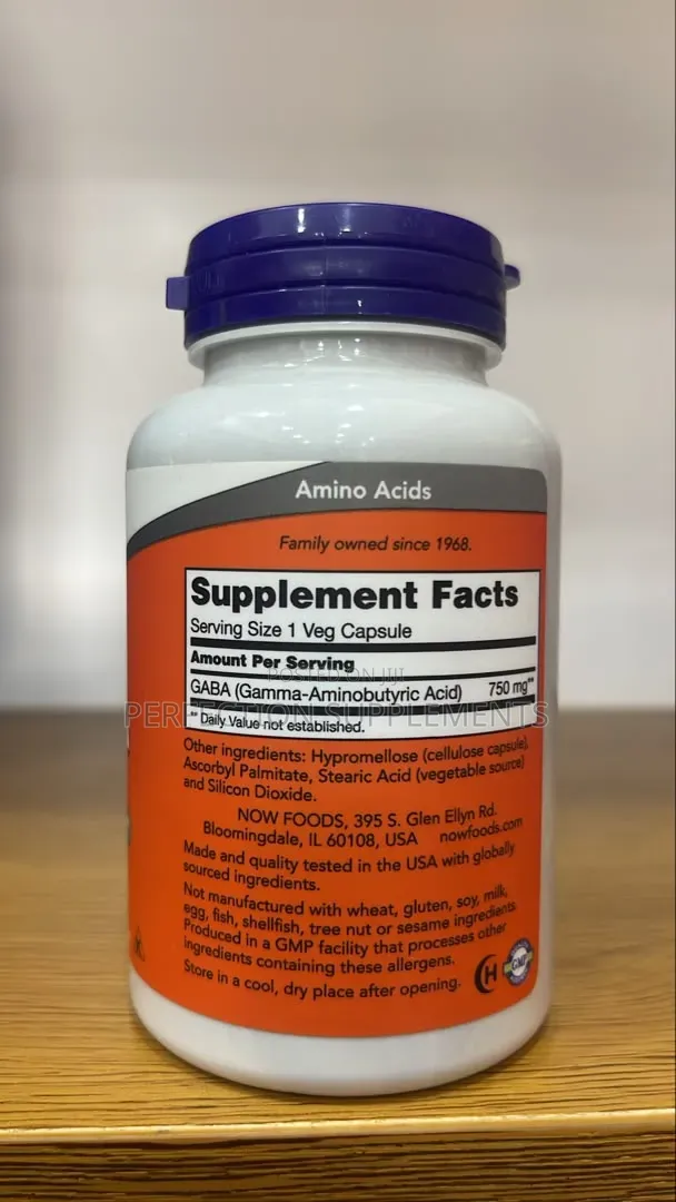 GABA 750 Mg Veg Capsules Neurotransmitter Support*