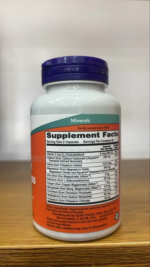 Full Spectrum Mineral Caps Capsules Multi Mineral Formula