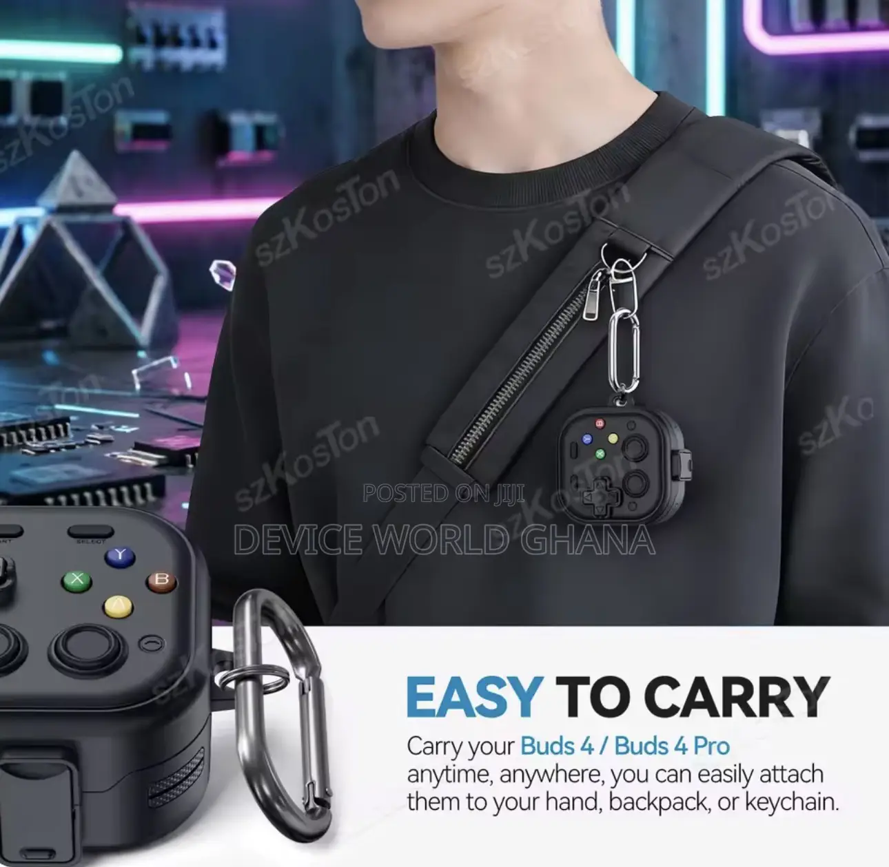 Game Controller 3d Design Case for Samsung Buds 4pro and 4