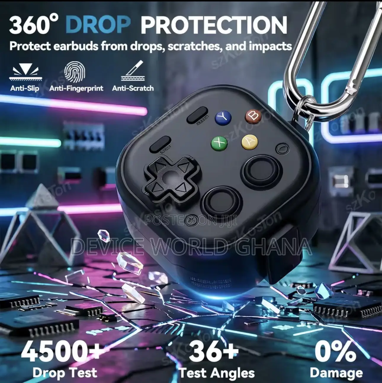 Game Controller 3d Design Case for Samsung Buds 4pro and 4