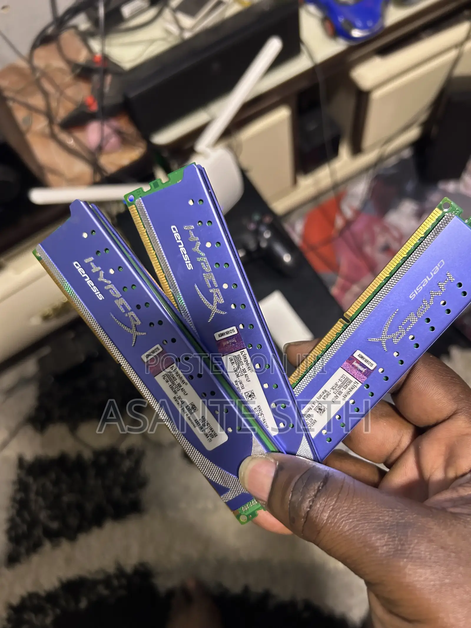 Desktop Gaming Hyper X Ddr3 Ram 4gb Each