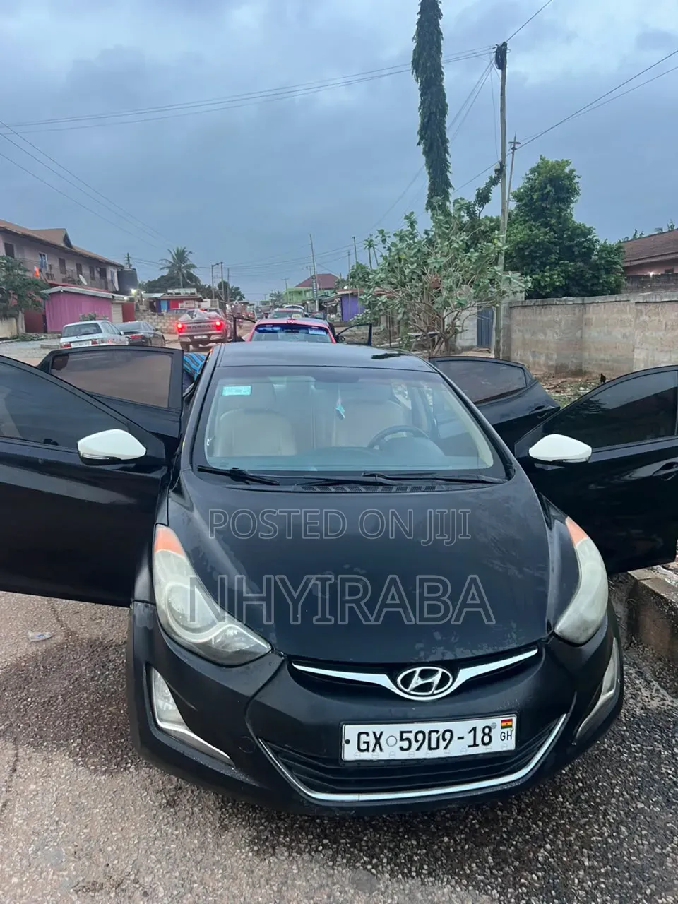 Hyundai Elantra 2012 Black