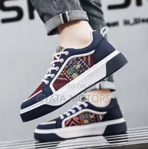 Men's Sneakers Men's Basketball Shoes Fashion Pop Shoes Blue/Red