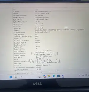 Laptop Dell XPS 13 8GB Intel Core i7 SSD 256GB