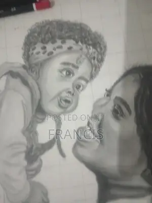 Portrait Artists Pencil Hand Drawing