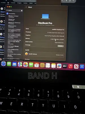 Laptop Apple MacBook Pro 8GB Intel Core i5 SSD 256GB