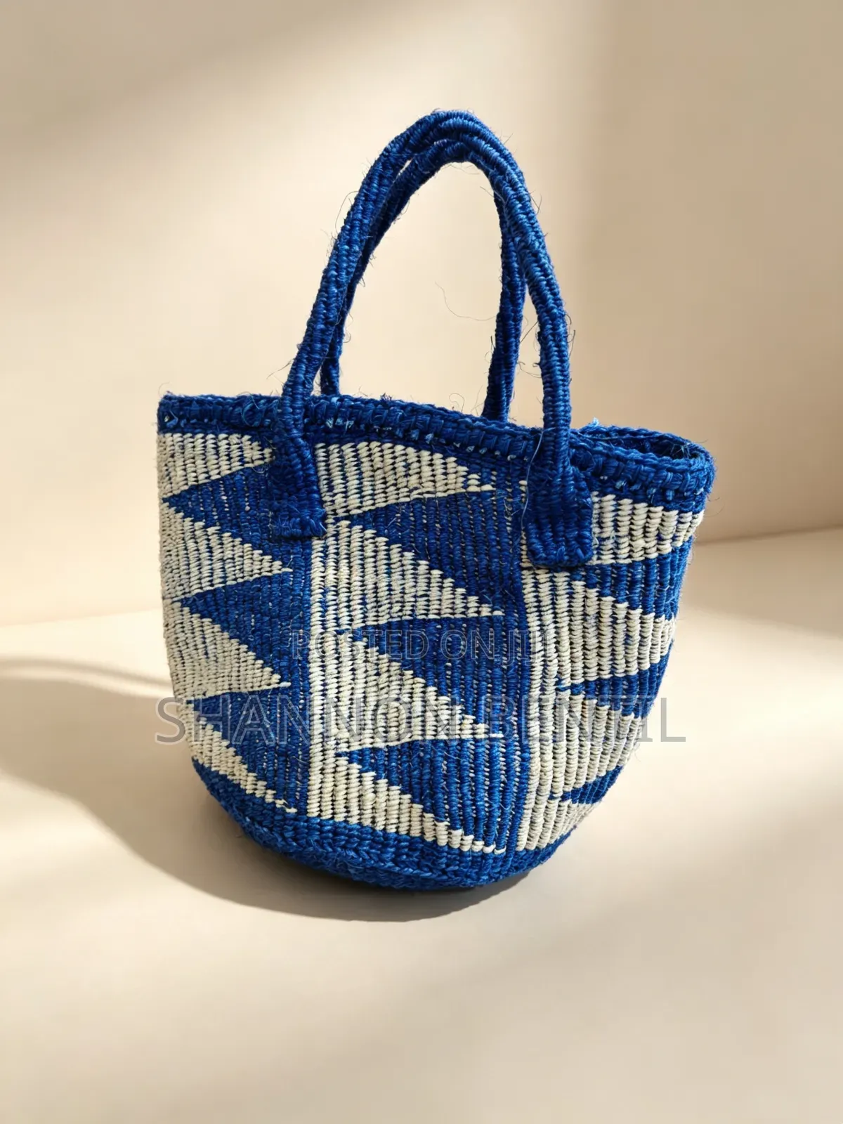 Woman Handmade Sisal Woven Bag