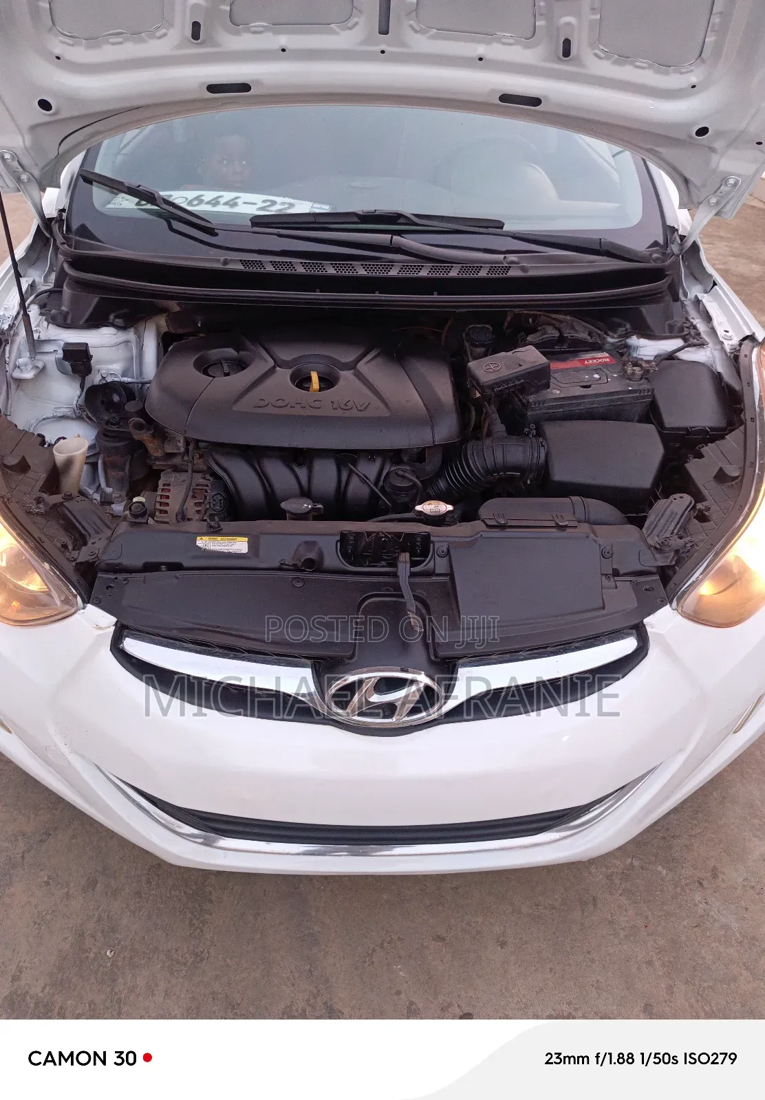 Hyundai Elantra GLS Sedan FWD (1.8L 4cyl 6A) 2013 White