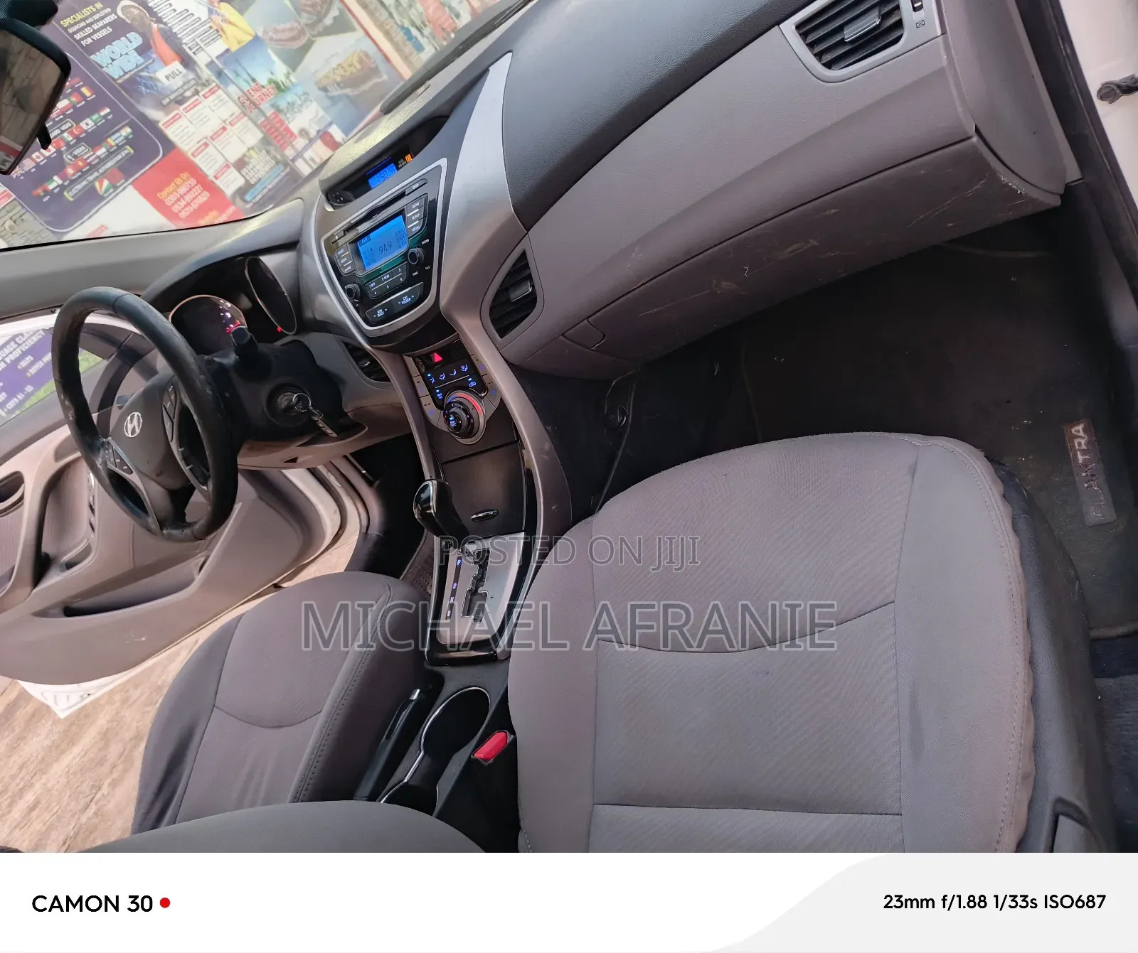 Hyundai Elantra GLS Sedan FWD (1.8L 4cyl 6A) 2013 White