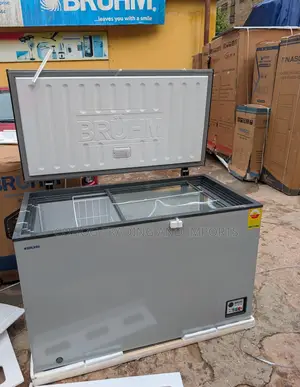 BRUHM 410MR CHEST FREEZER 368Litres With Tempered Glass