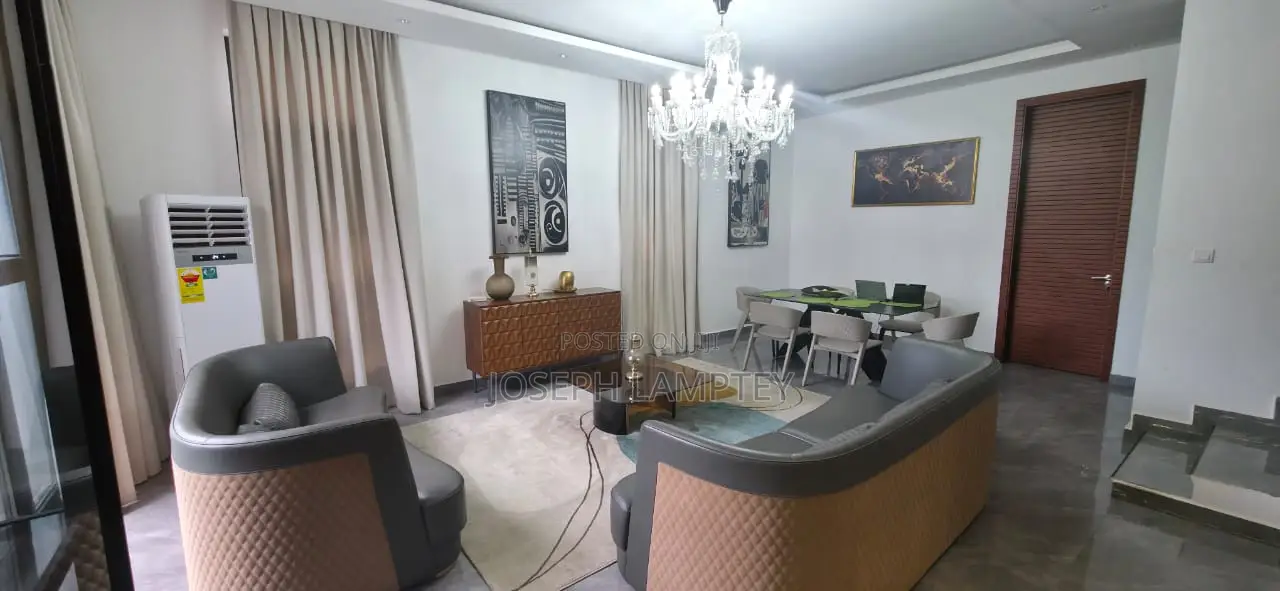 Furnished 4bdrm Villa in Joseph Lamptey, US Embassy Area for rent