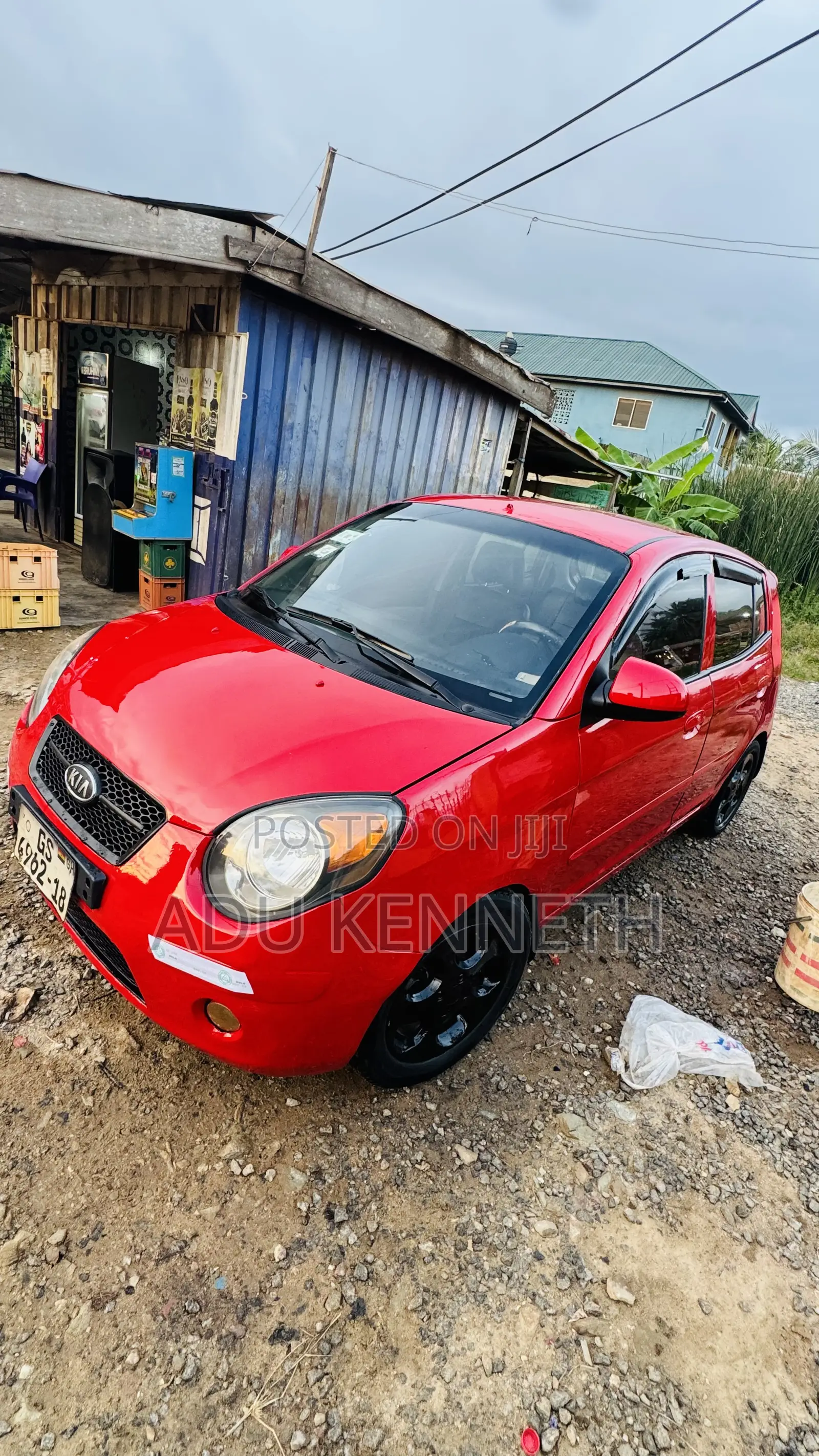 Kia Morning 2008 Red