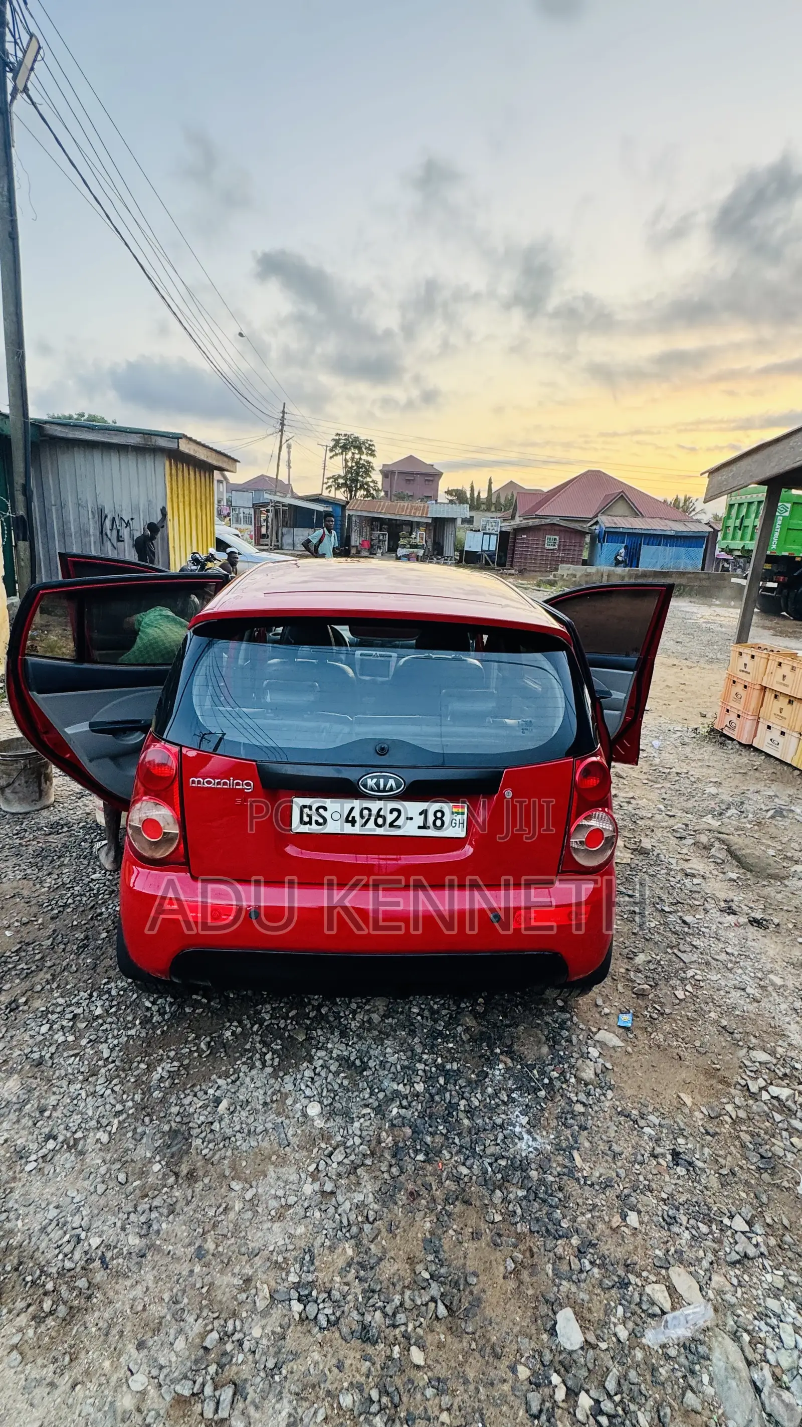 Kia Morning 2008 Red