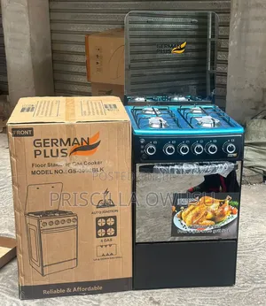 German Plus 50 by 50 Gas Cooker With Oven, Grill Automatic Ignition