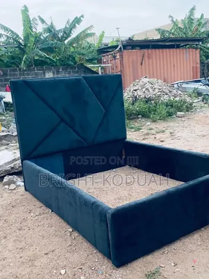 Dark Green Double Bed Frame