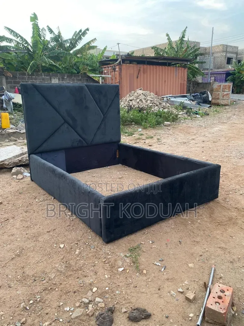 Dark Green Double Bed Frame