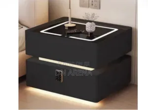 Bedside Table With Drawer Storage / Built-in Hidden Safe
