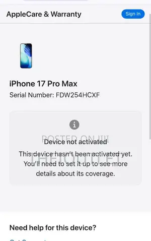 New Apple iPhone 17 Pro Max 512 GB Orange