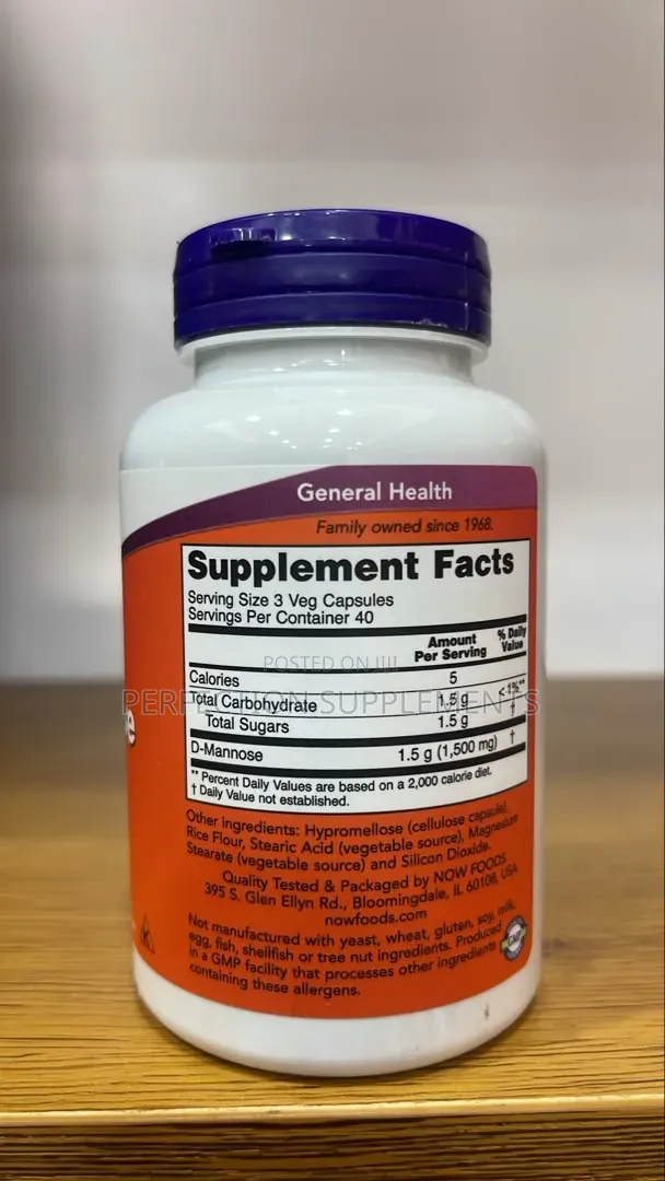 D-Mannose Urinary Support 500 Mg Veg Capsules