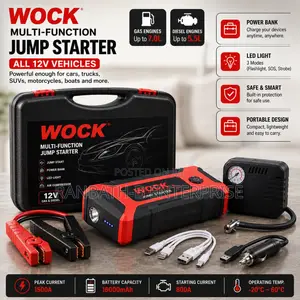 WOCK Multi-Purpose Car Jump Starter Power Bank