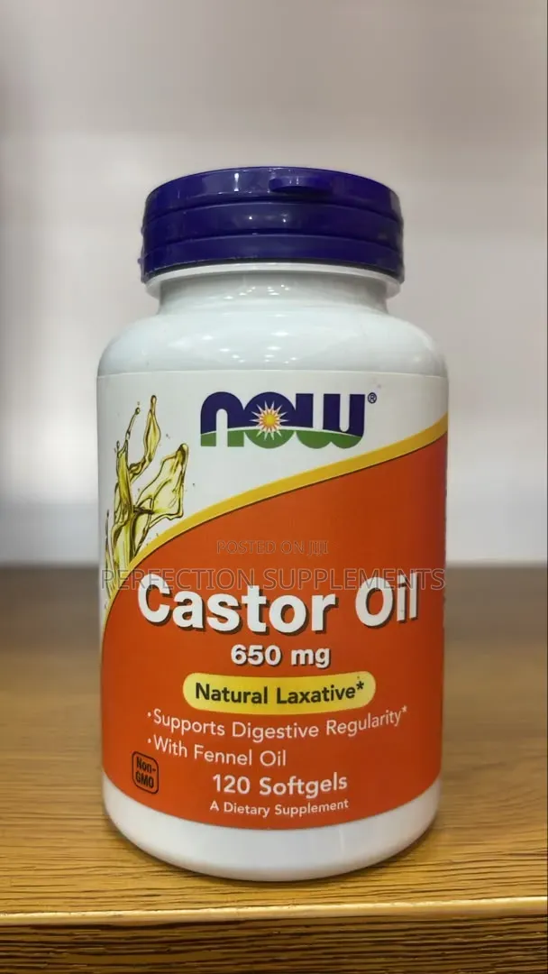 Castor Oil 650 Mg Softgels Natural Laxative*