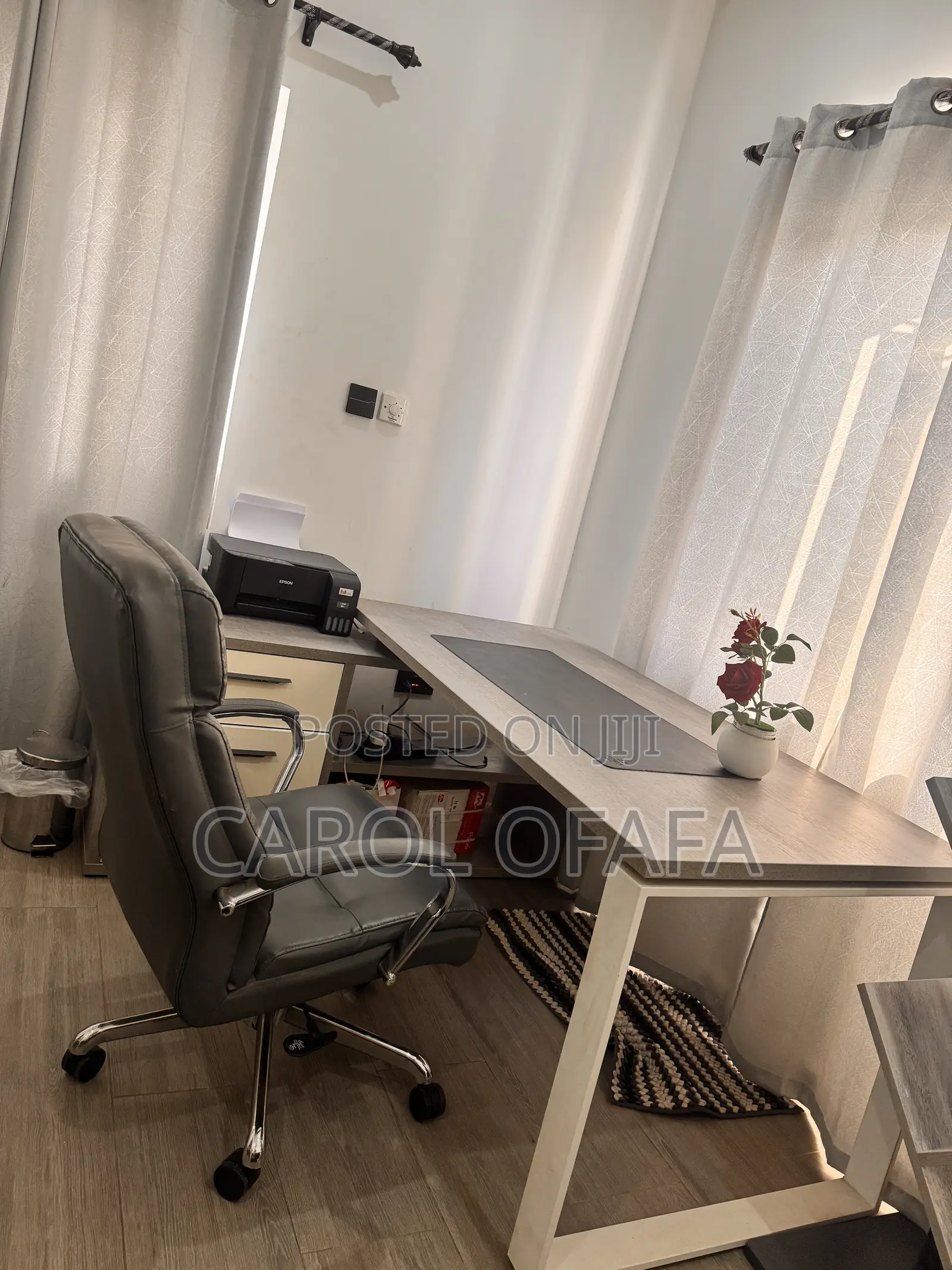 Executive Grey Home Office Chair