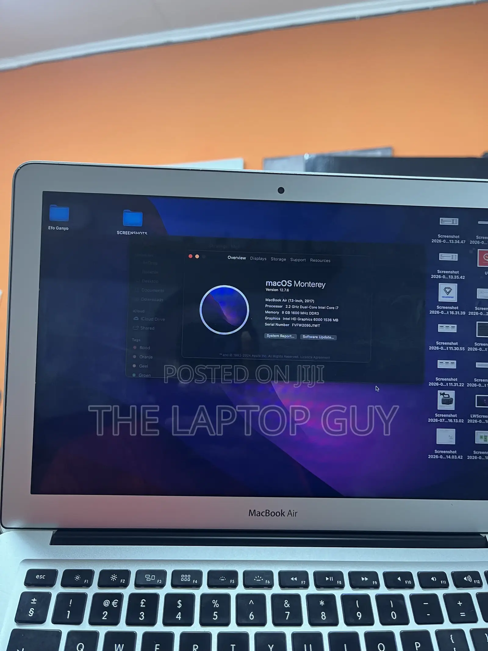 Laptop Apple MacBook Air 2017 8GB Intel Core i7 SSD 256GB