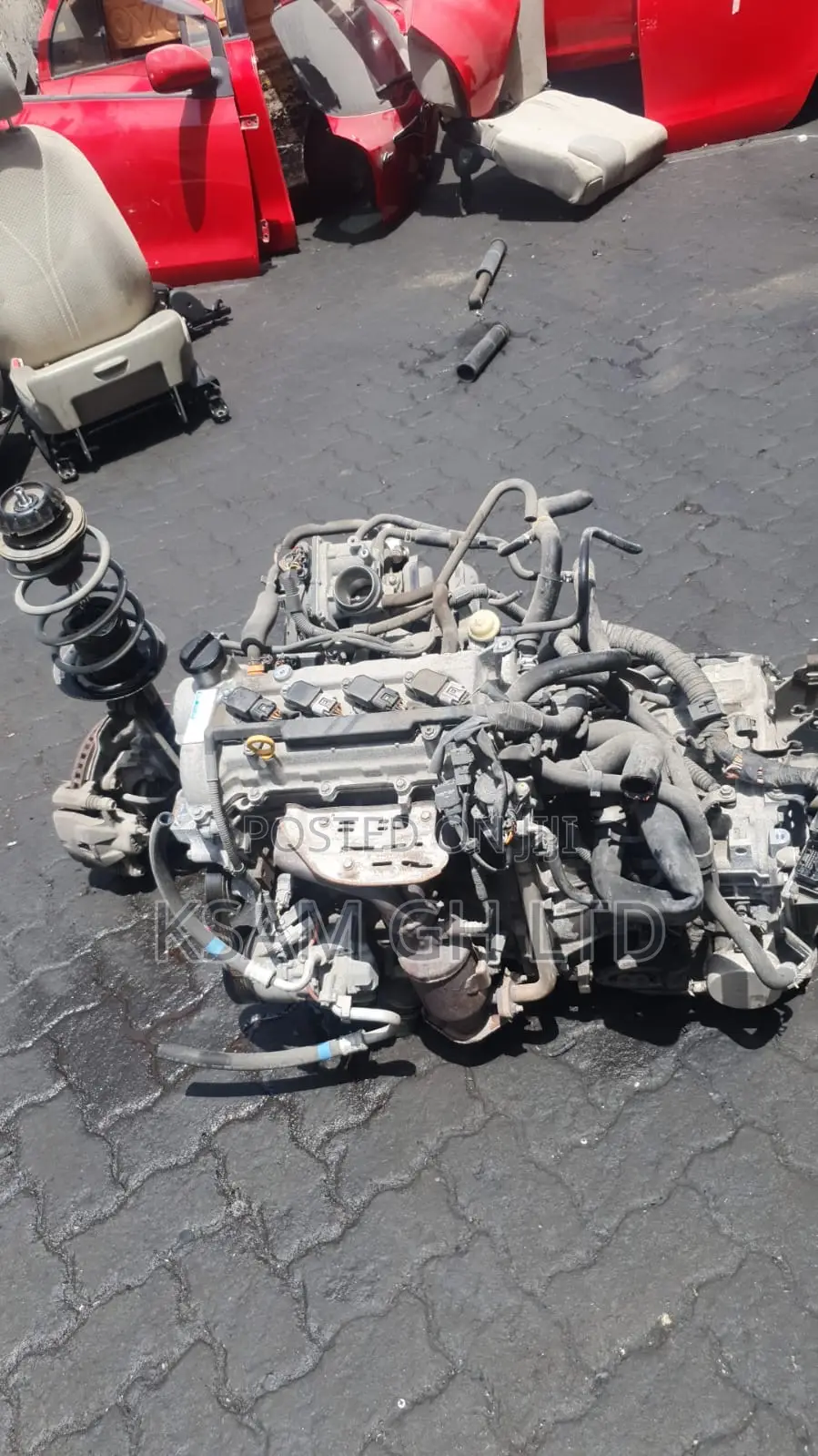 Toyota Vitz Engine 4plugs